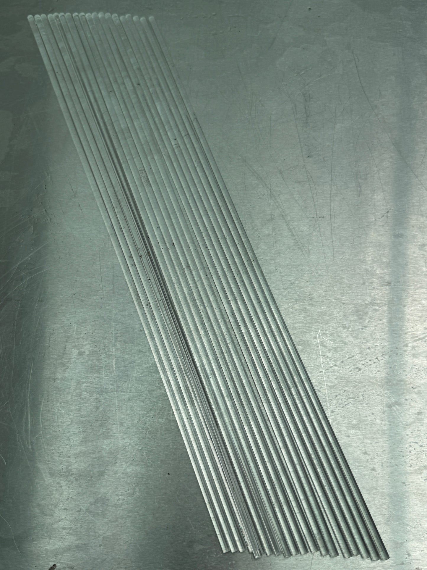 5x 45 cm Long Transparent Acrylic Plant Support